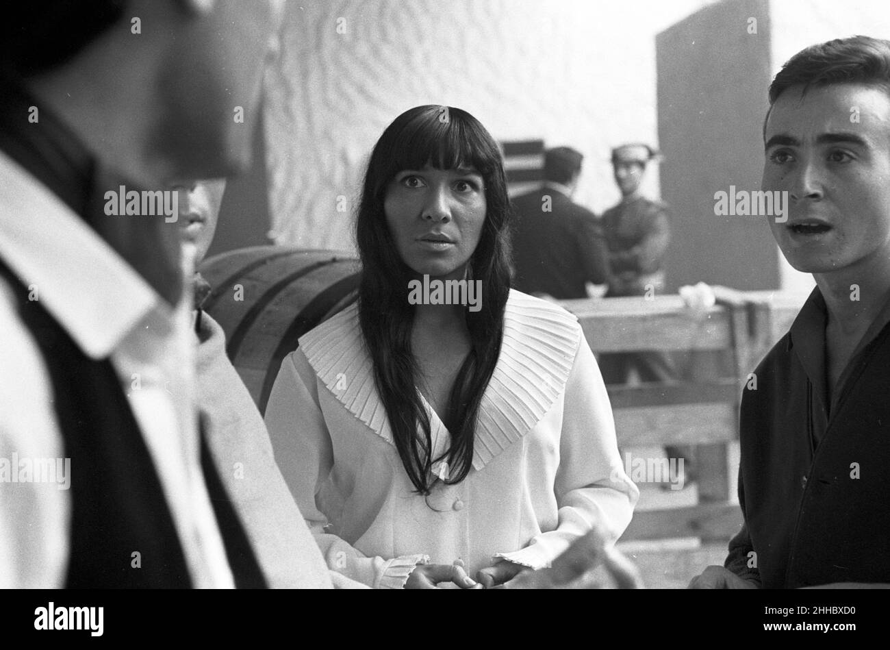 Buffy Sainte-Marie im spanischen Pavillon auf der Weltausstellung 1964 Stockfoto