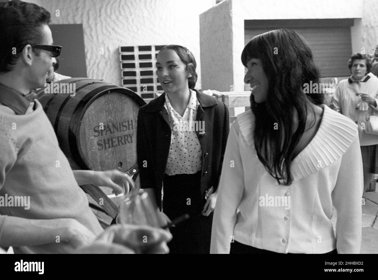 Buffy Sainte-Marie im spanischen Pavillon auf der Weltausstellung 1964 Stockfoto