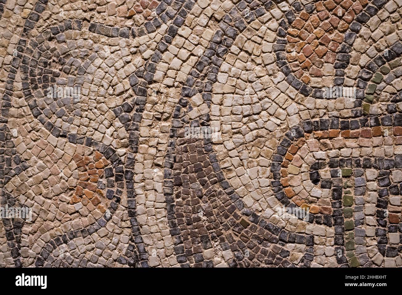 Nahaufnahme des schönen Mosaikornaments Stockfoto