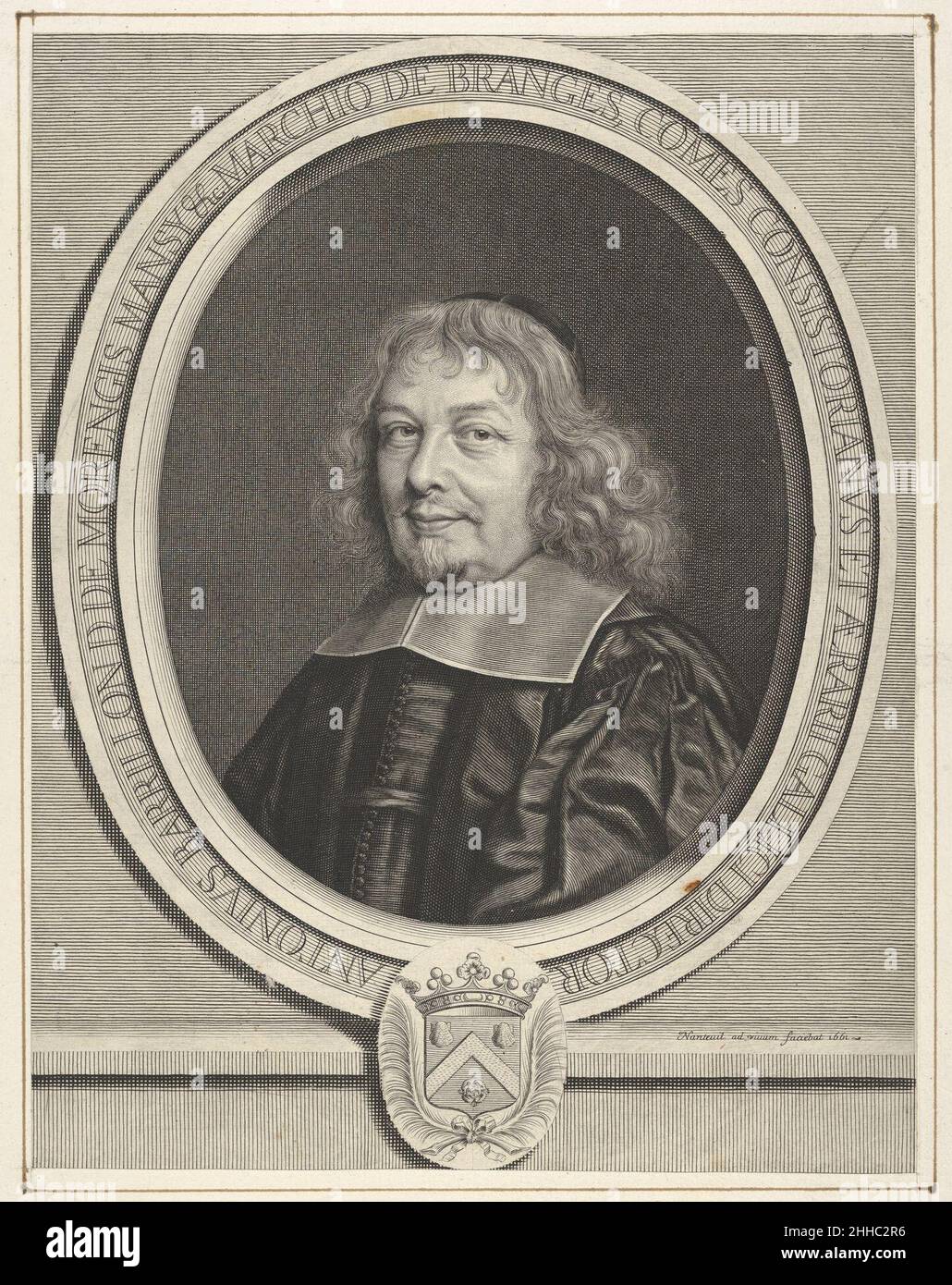 Antoine Barillon 1661 Robert Nanteuil Französisch. Antoine Barillon 348994 Stockfoto