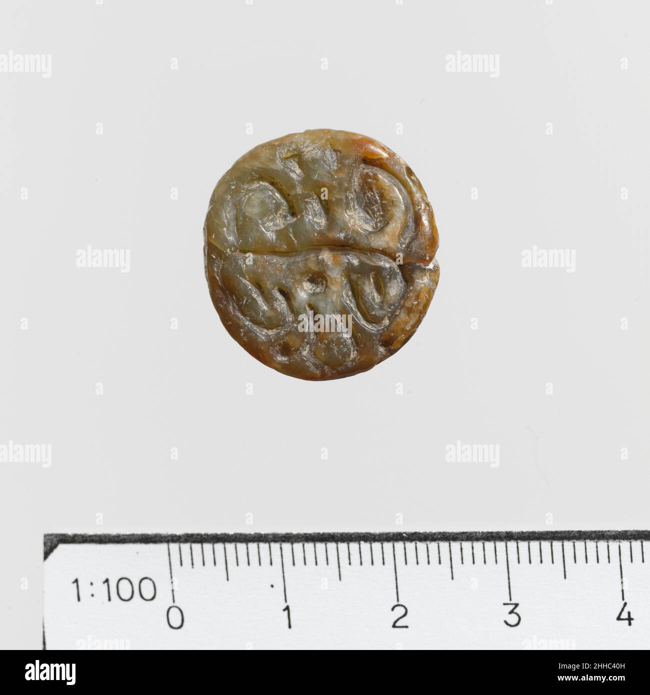 Versiegelt Minoan. Seal 251953 Minoan, Seal, Steatit, andere: 7/8 x 3/8 Zoll (2,2 x 1 cm). Das Metropolitan Museum of Art, New York. Vermächtnis von Richard B. Seager, 1926 (26.31.1) Stockfoto