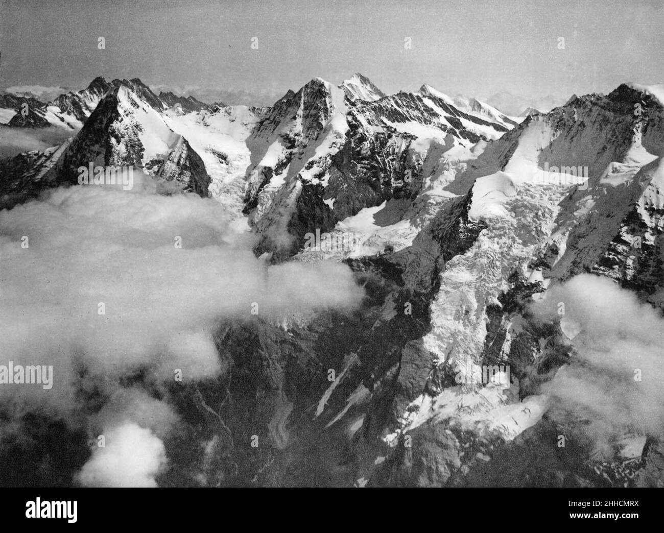 Spelterini Eiger Mönch Jungfrau. Stockfoto