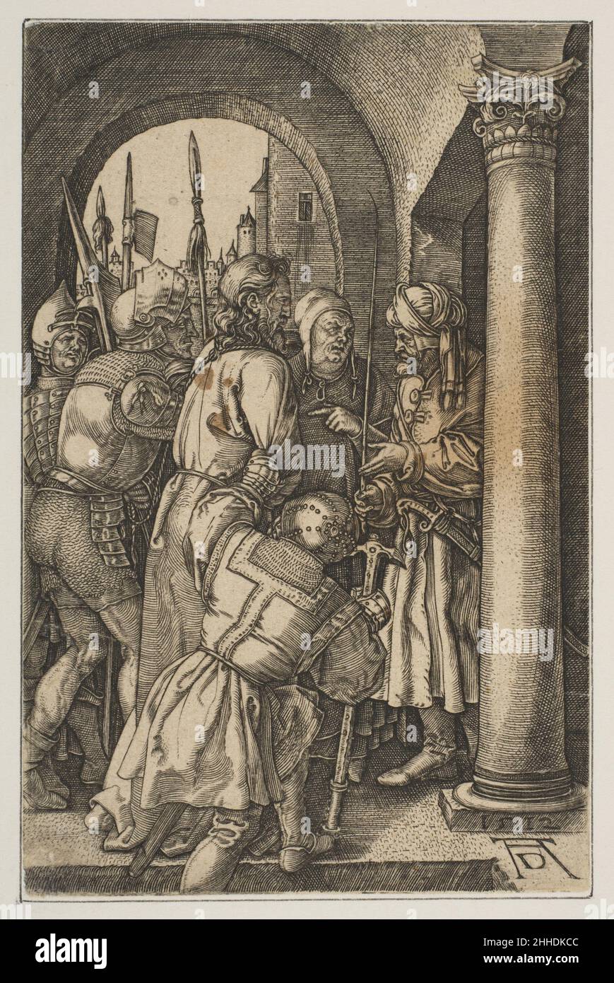 Christus vor Pilatus, aus der Passion (Kopie) n.d. Albrecht Dürer Deutsch. Christus vor Pilatus, aus der Passion (Kopie) 391401 Stockfoto