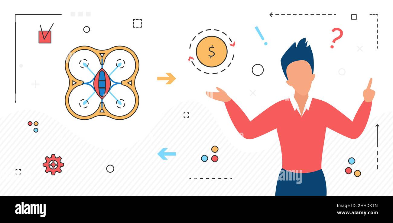 Futuristische neue, innovative Smart-Technologien-Geräte. Neueste, sich ändernde technische Innovationungsprojekte Stock Vektor