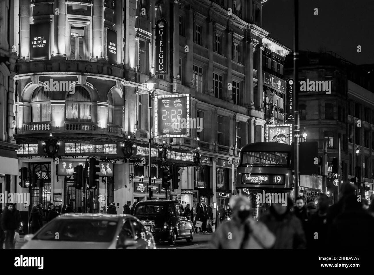 London die West End Regents Street und Oxford Street Stockfoto