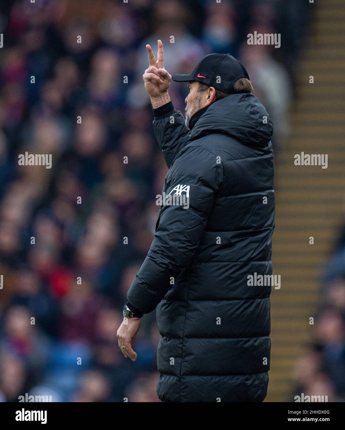 LONDON, ENGLAND - JANUAR 23: manager Jürgen Klopp von Liverpool während des Premier League-Spiels zwischen Crystal Palace und Liverpool im Selhurst Park Stockfoto