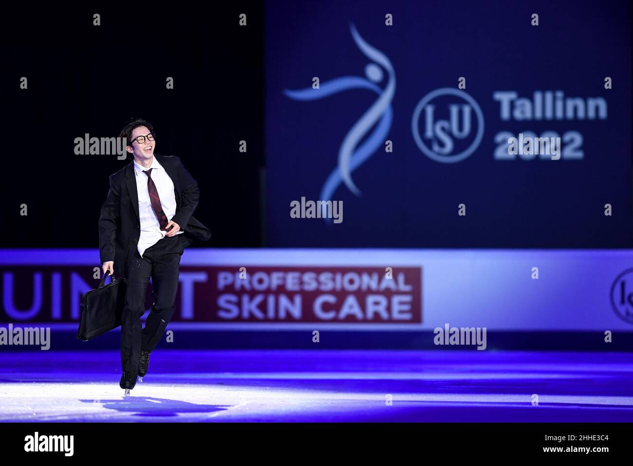 Kazuki TOMONO, während der Ausstellungsgala, bei den ISU Four