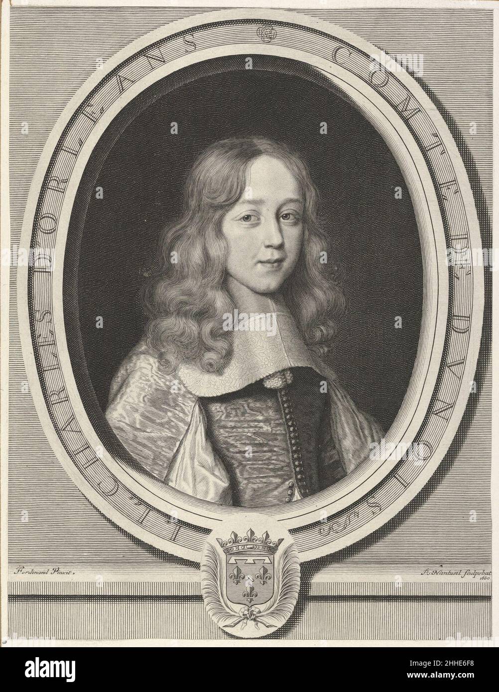 Charles d'Orléans-Longueville, Comte de Dunois 1660 Robert Nanteuil Französisch. Charles d'Orléans-Longueville, Comte de Dunois 348970 Stockfoto