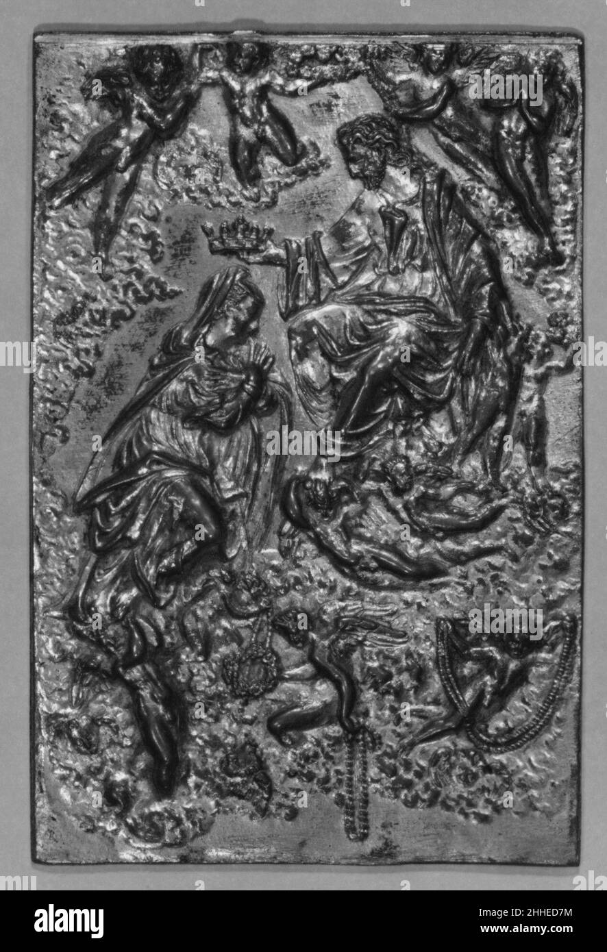 Krönung der Jungfrau Ca. 1575 Italienisch, Venedig. Krönung der Jungfrau 207533 Stockfoto
