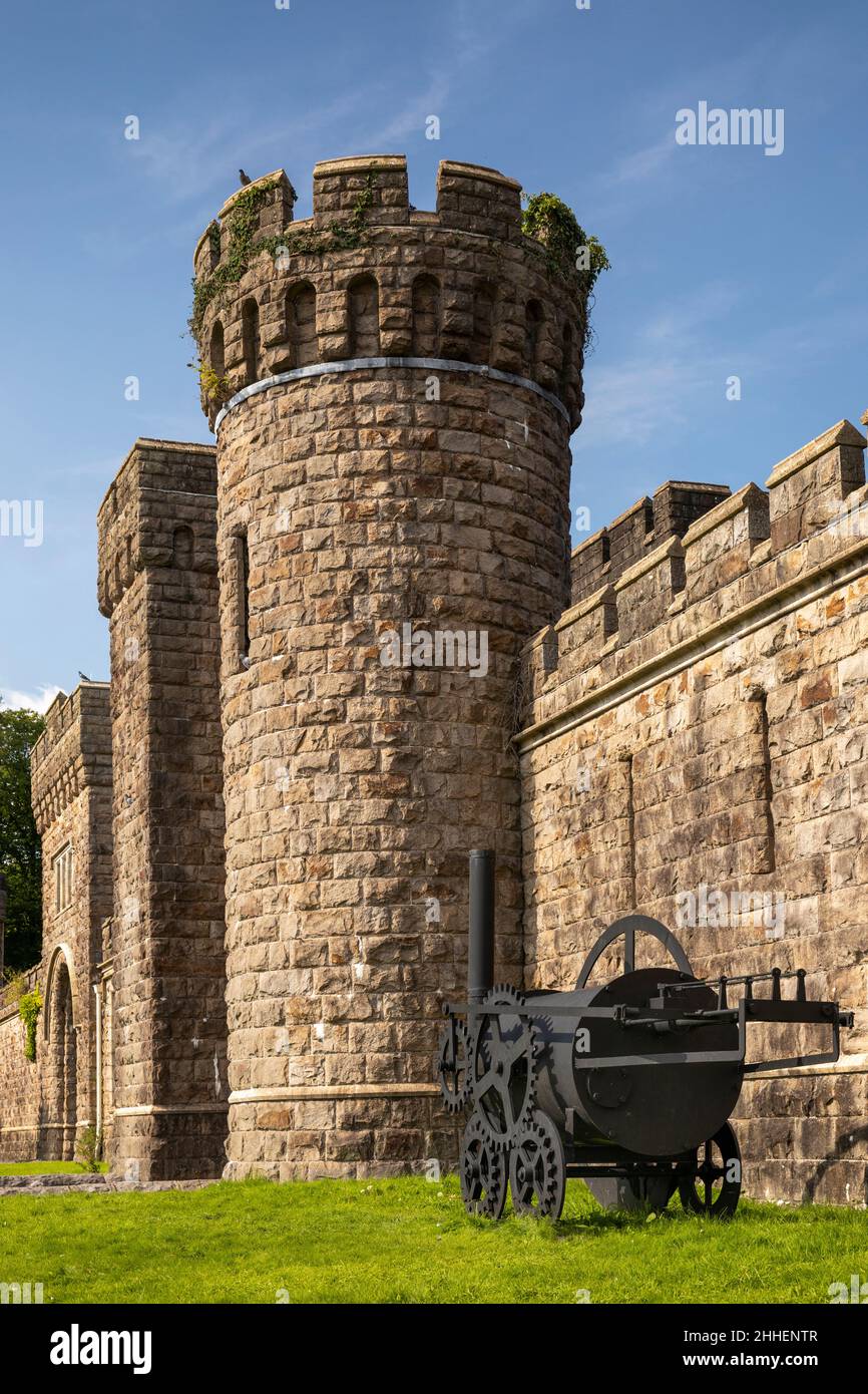 Großbritannien, Wales, Merthyr Tydfil, Cyfartha Castle Park, Modell der