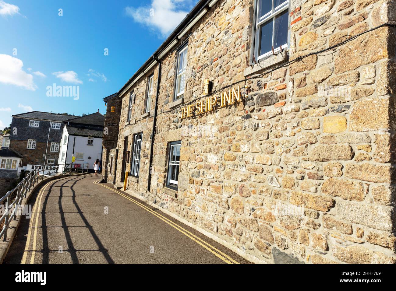 Mousehole Cornwall, Großbritannien, England, Mousehole Village Cornwall, Mousehole, Mousehole Cornwall, Mousehole UK, Dorf, Cornisch, Dörfer, Küste, Stockfoto