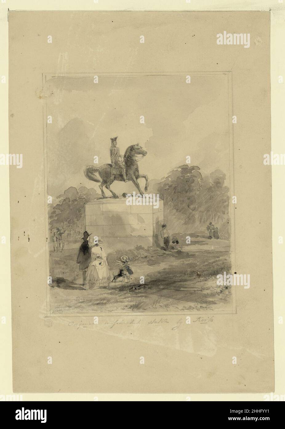 Statue von George Washington von Clark Mills Stockfoto