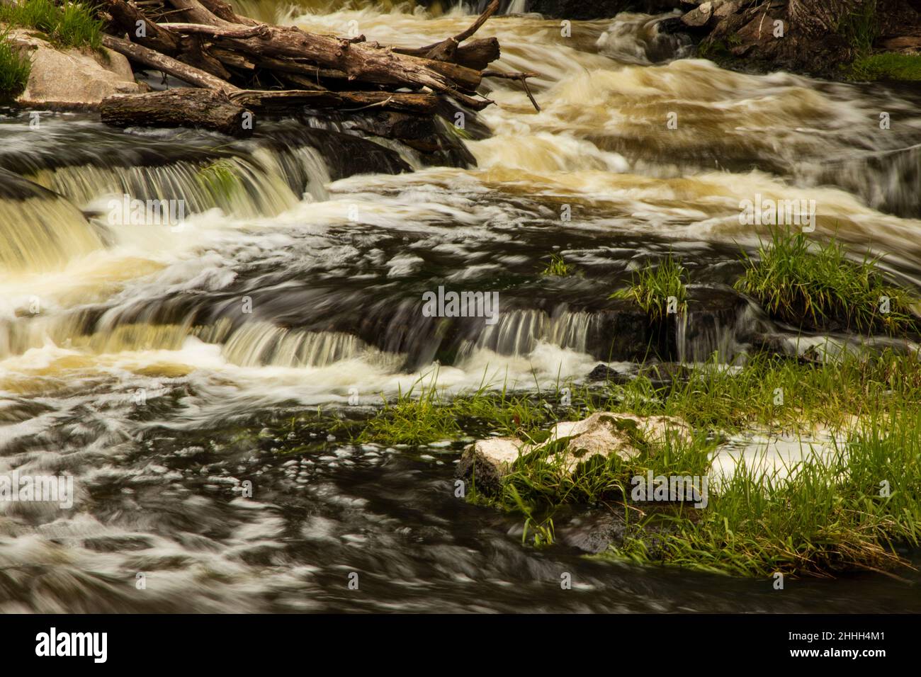 Cedar Creek Rapids/Falls Stockfoto