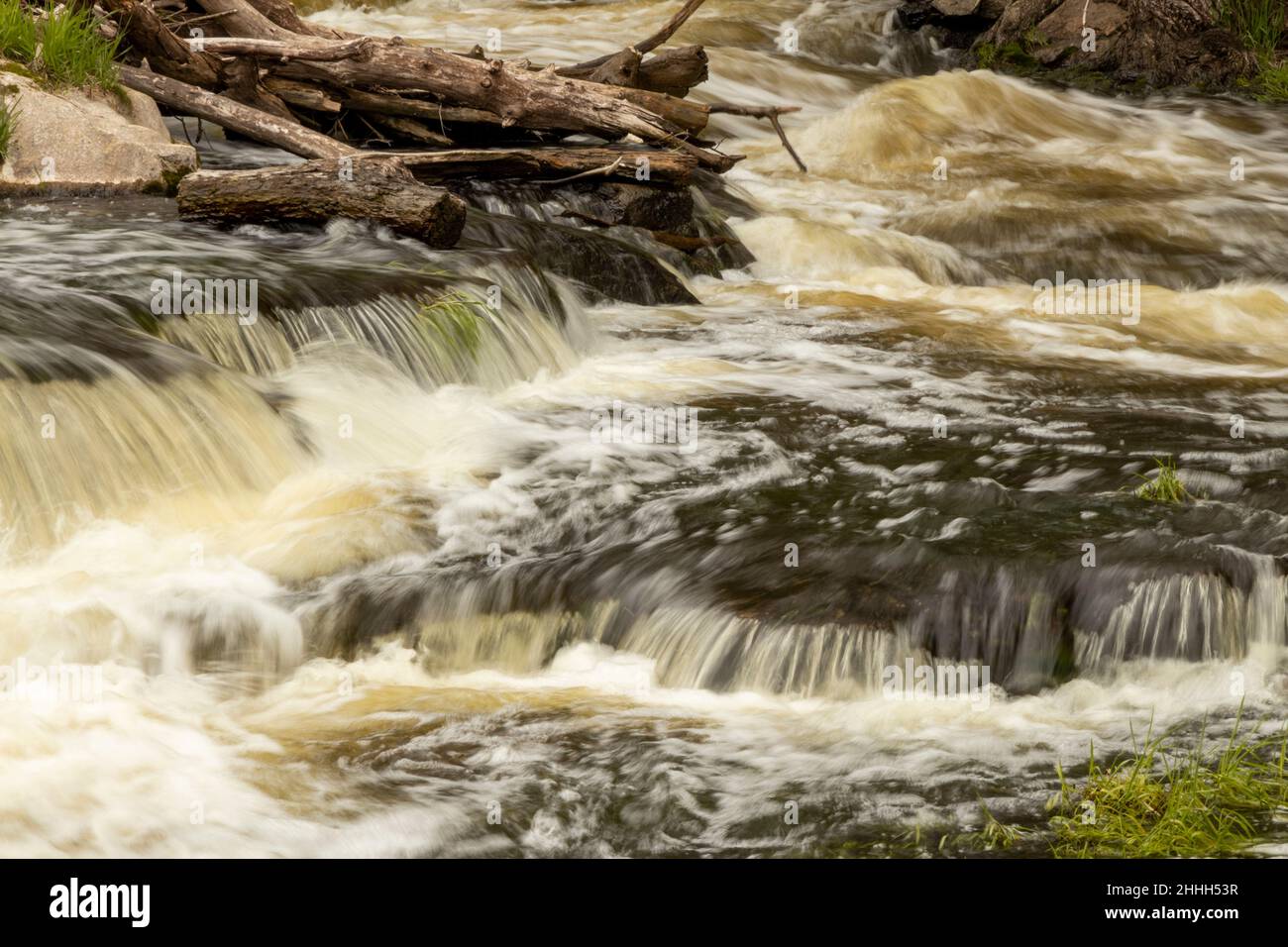 Cedar Creek Rapids/Falls Stockfoto