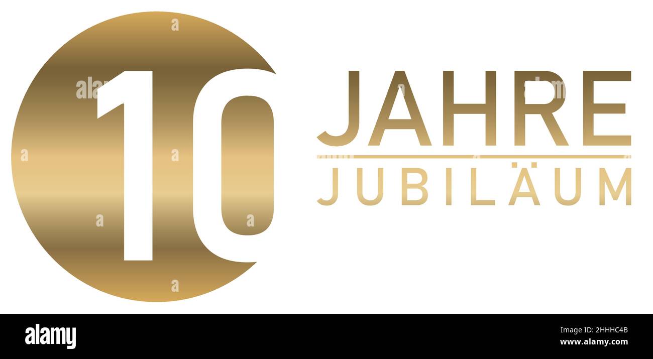 10 jahre jubiläum deutsch Ausgeschnittene Stockfotos und bilder Alamy