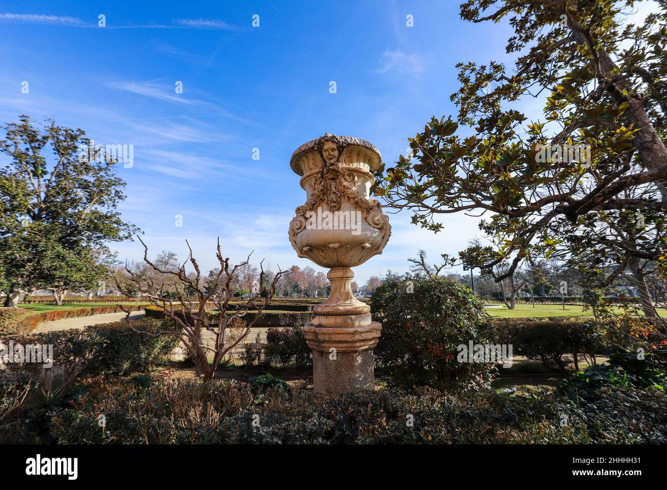 Jardín de la Isla, Aranjuez, Madrid, Spanien Stockfoto