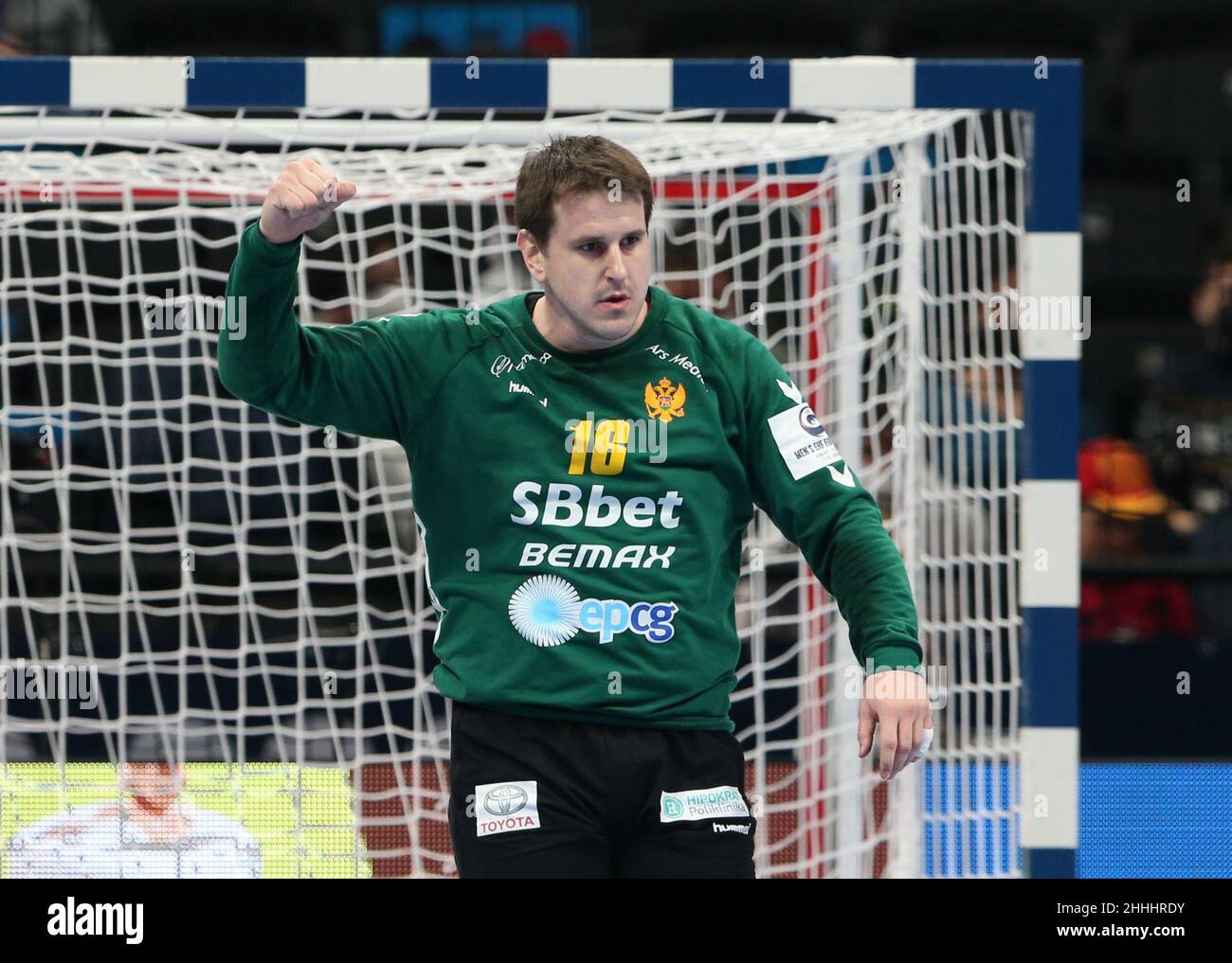 Handball EHF 2022 Herren HandballEuropameisterschaft Hauptrunde Montenegro gegen Handball EHF 2022 Herren HandballEuropameisterschaft Hauptrunde Montenegro gegen