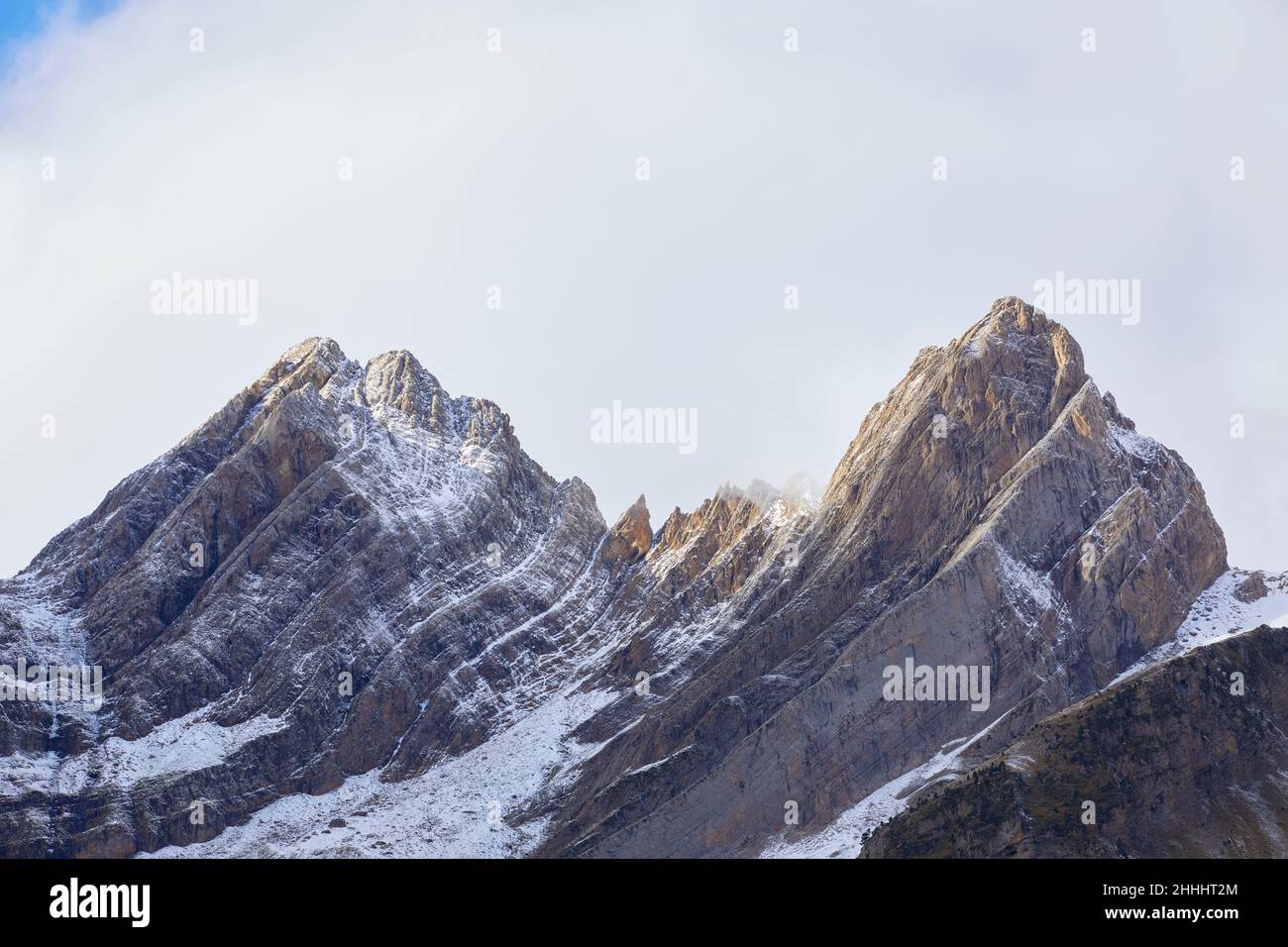 Valle de Pineta, Parque nacional de Ordesa y Monte Perdido. Huesca, Aragon (Spanien) Stockfoto