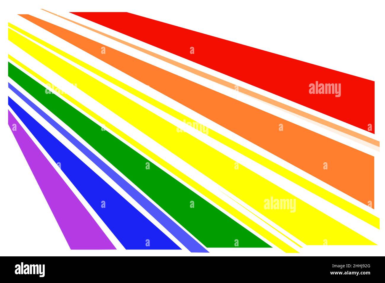 Die Homosexuell Stolz Farben, abstrakter Hintergrund Stock Vektor