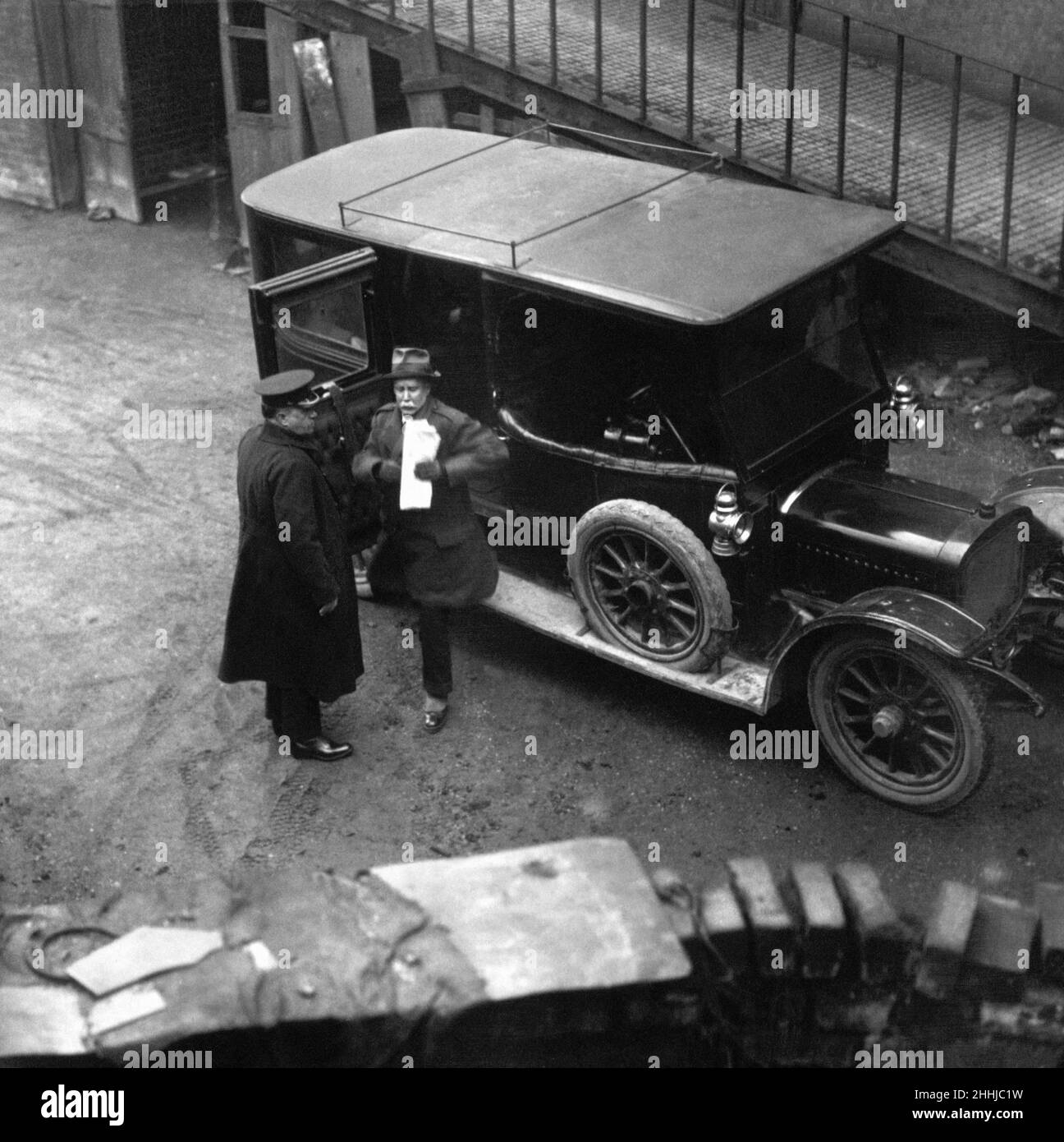 Herbert Armstrong war ein 53-jähriger Anwalt in Hay-on-Wye, einem pensionierten Major der Territorialen Armee, und wurde am 31st. Mai 1922 wegen Mordes an seiner Frau hingerichtet. Stockfoto