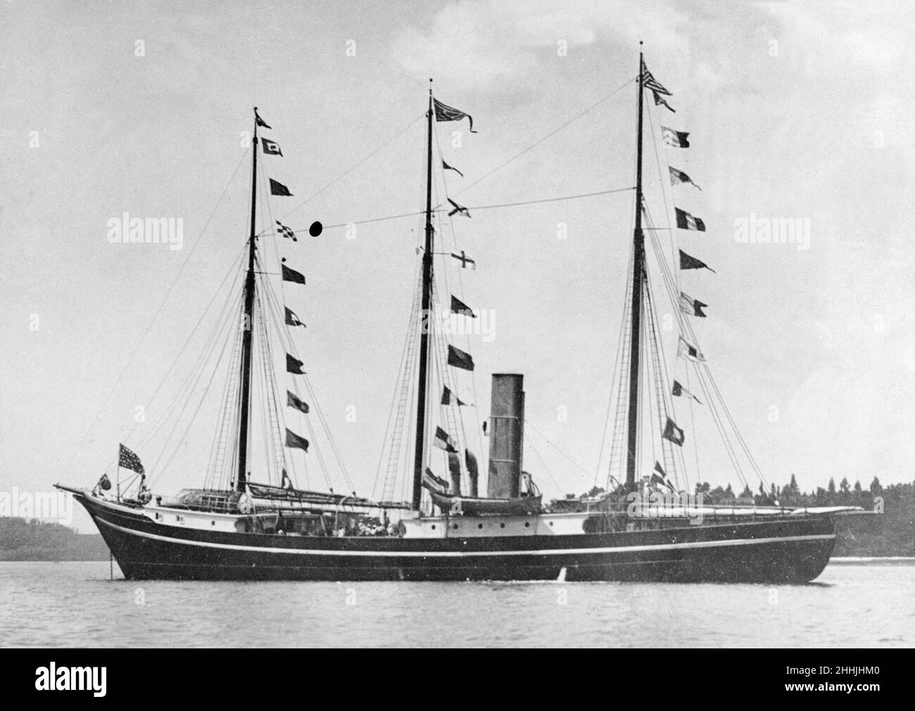 Der 'Roosevelt', Robert Peary's Boot, in dem er zum Nordpol segelte.c.1910 Stockfoto