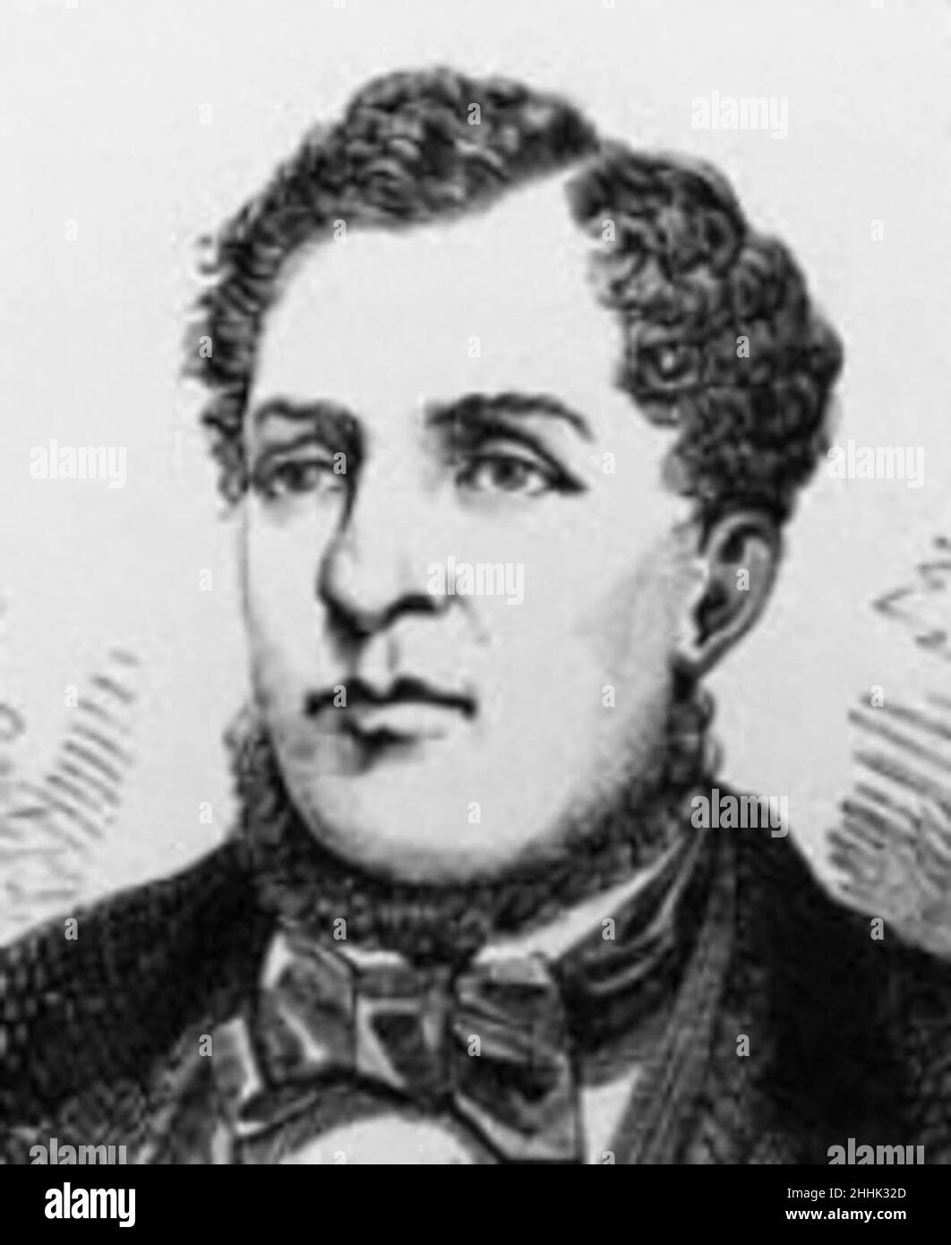 Abgebildete Person: Ben Caunt – britischer Boxer (1815-1861) Stockfoto