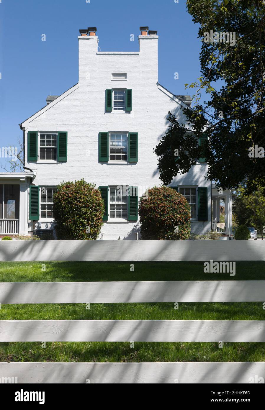 USA, Maryland, Patuxent River, Außenansicht des ländlichen Hauses Stockfoto
