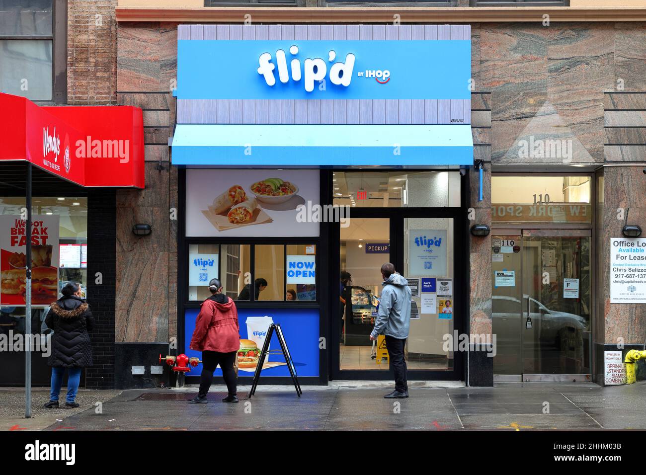 Flip'd by IHOP, 110 E 23. St, New York, NYC Foto von einem Fast-Food-Restaurant im Stadtteil Gramercy von Manhattan. Stockfoto