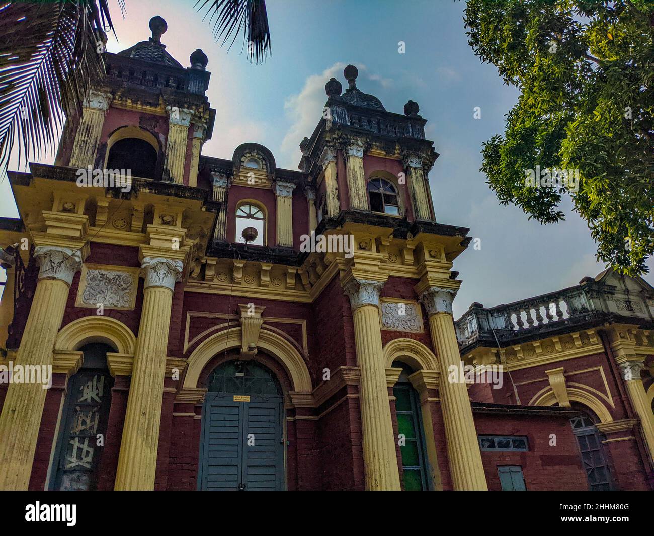 Shashi Lodge, ein architektonisches Symbol der Region Mymensingh in Bangladesch. Stockfoto