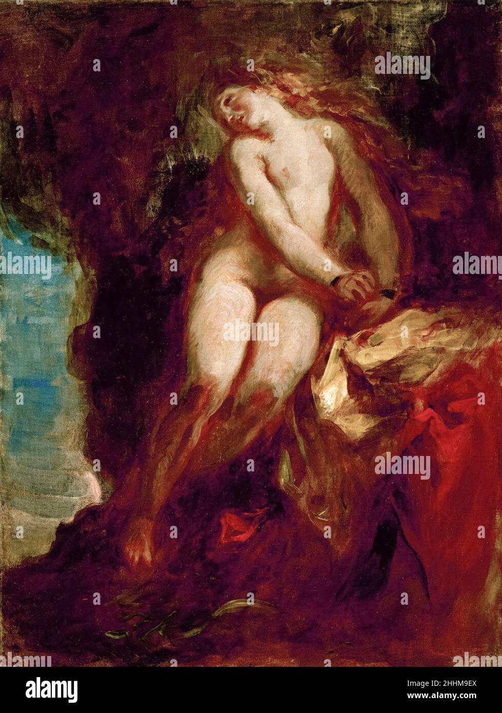 Andromeda, Gemälde von Eugene Delacroix, 1852 Stockfoto