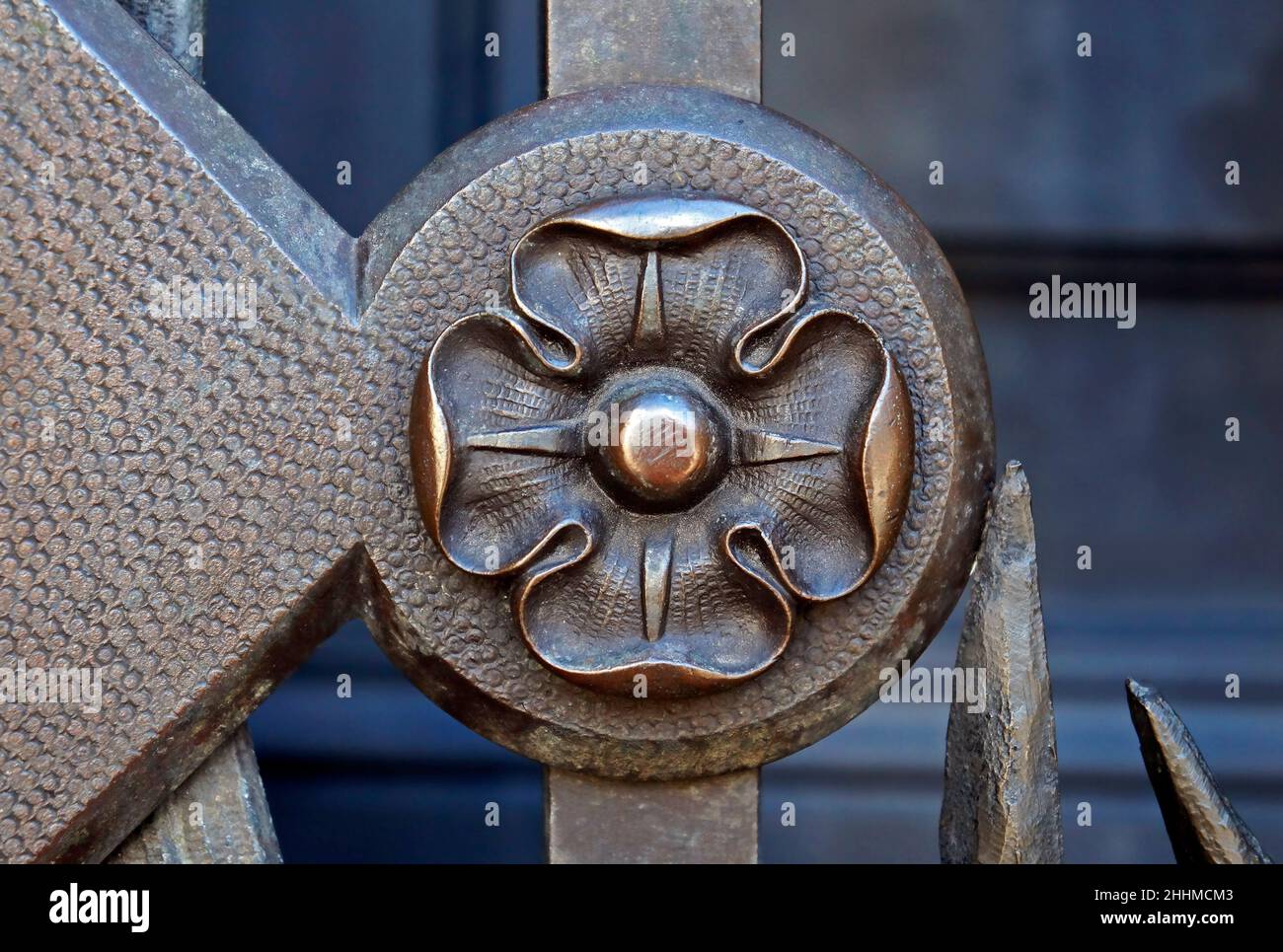 Dekoratives Metallic-Gitter, Rio Stockfoto