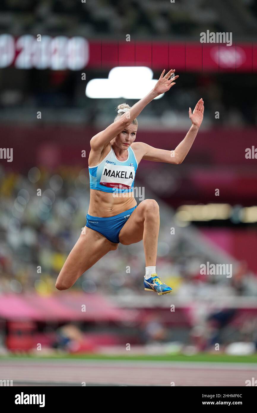 Kristina Makela tritt bei den Olympischen Spielen 2020 in Tokio im