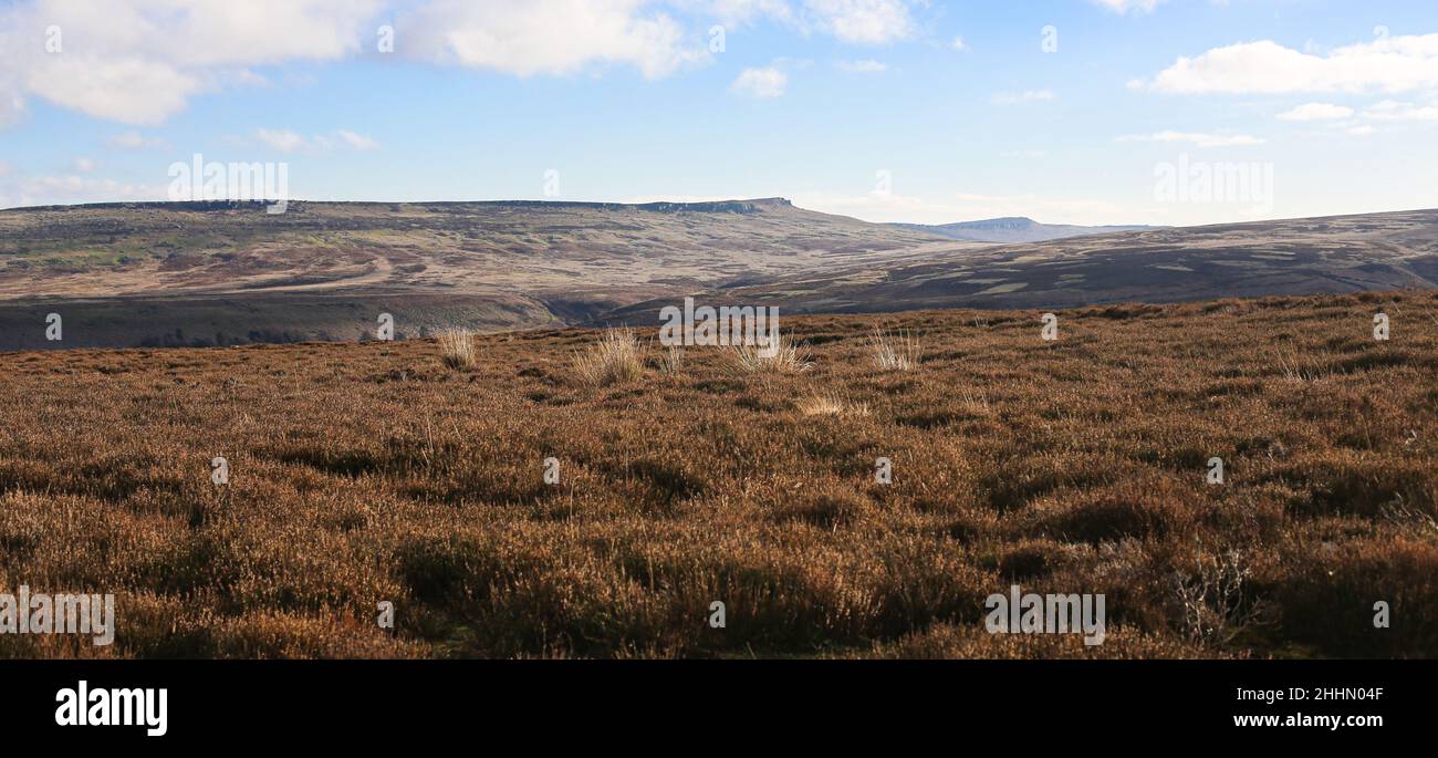 Derwent Edge, Peak District Großbritannien. Stockfoto