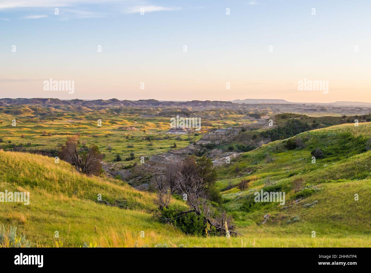 Theodore Roosevelt National Park, Medora ND Stockfoto