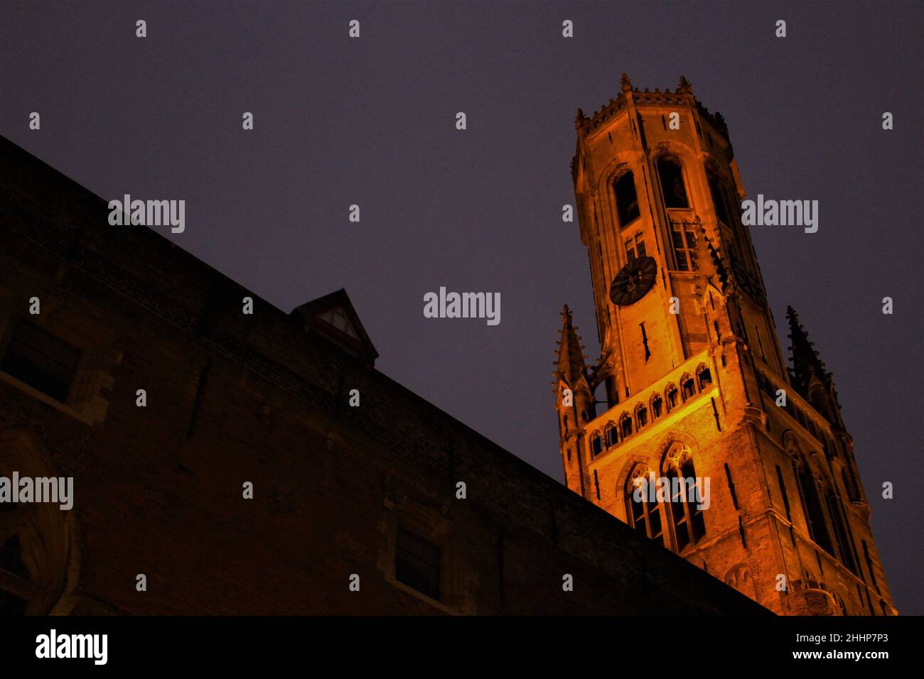Glockenturm, Brügge, Belgien Stockfoto