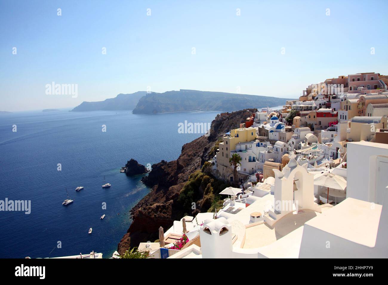 Oia, Santorini Griechenland Stockfoto