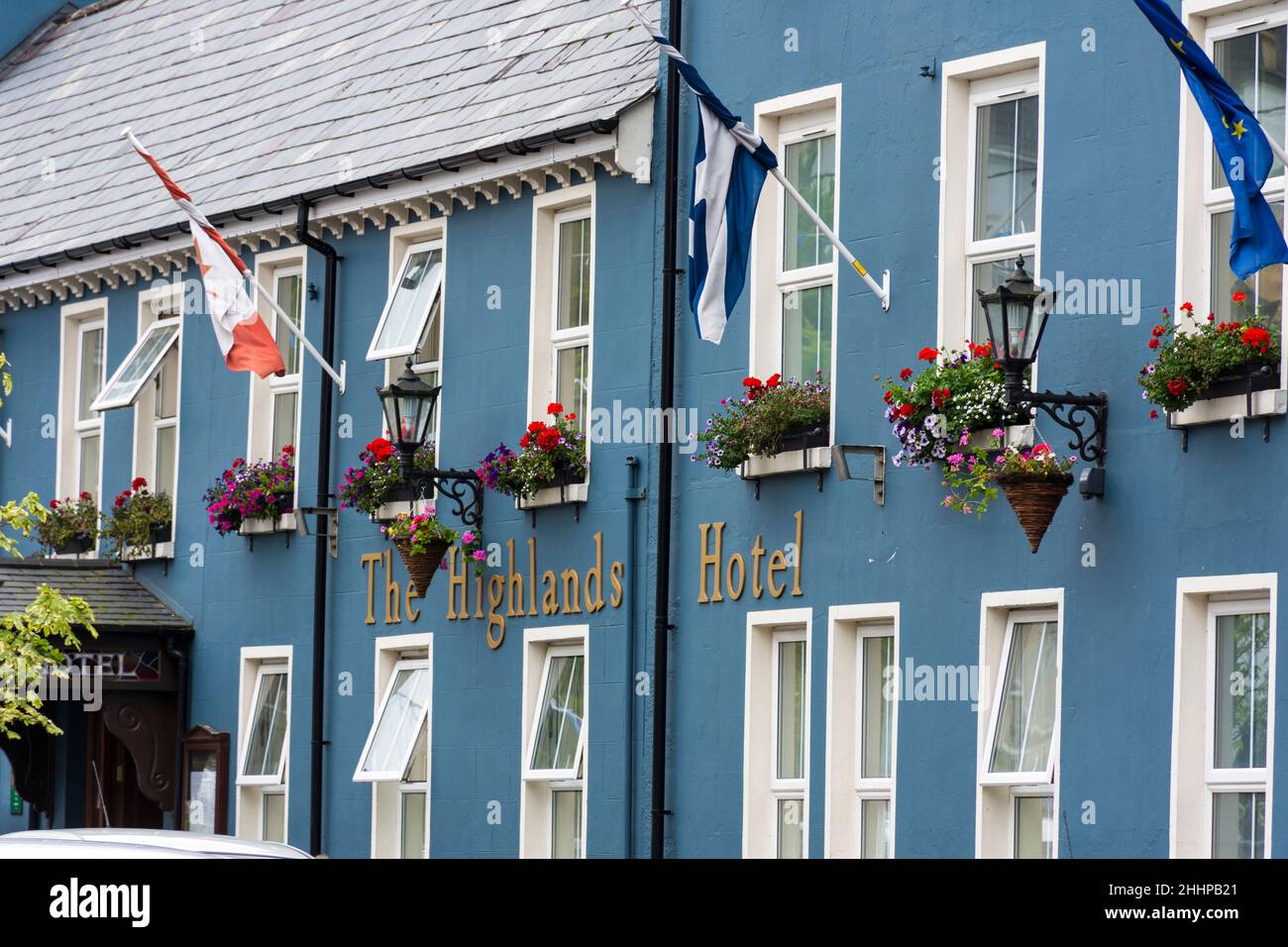 The Highlands Hotel, Glenties, County Donegal, Irland Stockfoto