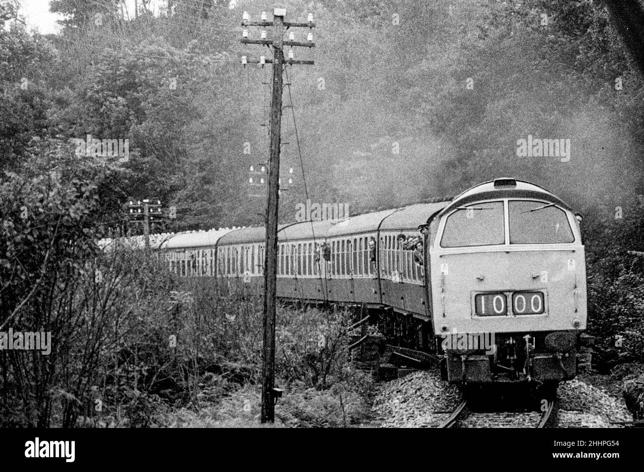 Eine Dampfgala im Herbst auf der Severn Valley Railway im Jahr 1983 Stockfoto