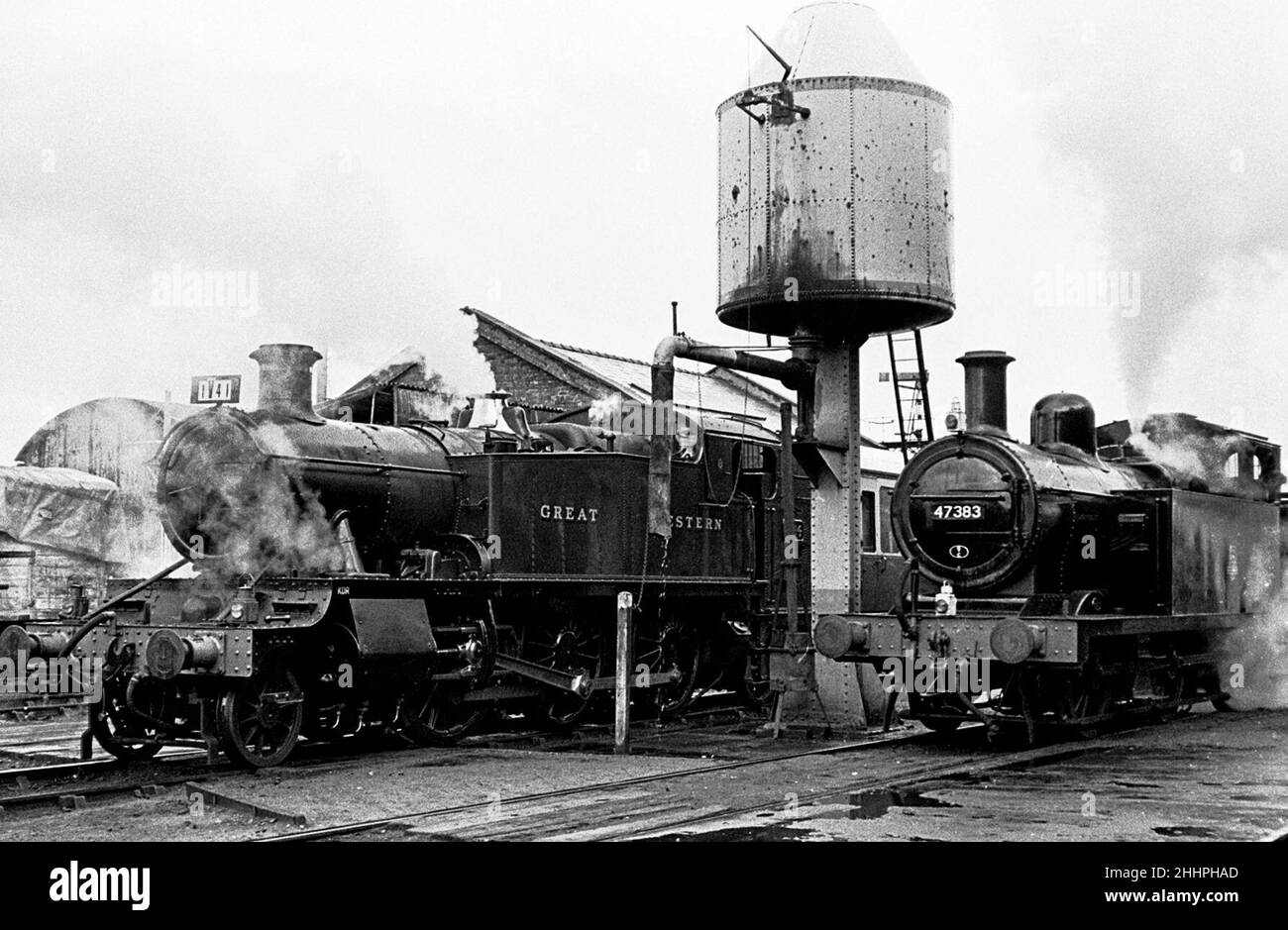 Eine Dampfgala im Herbst auf der Severn Valley Railway im Jahr 1983 Stockfoto