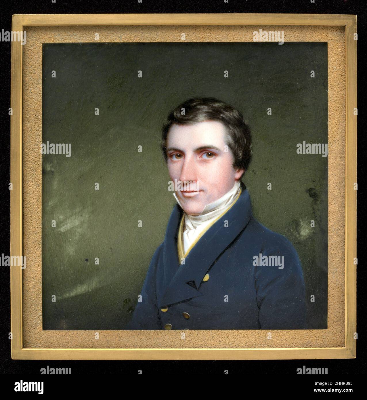 Benjamin Moore McVickar Ca. 1825 Charles Cromwell Ingham American, Born Ireland der Sitter (1799-1883) war ein Arzt in New York City, benannt nach dem ersten Cousin seiner Mutter, Benjamin Moore, dem zweiten Bischof von New York City. Das Stück stammt wahrscheinlich aus der Zeit der Ehe von McVickar mit Isaphene Catherine Lawrence am 2. November 1825. Benjamin Moore McVickar 11206 Stockfoto