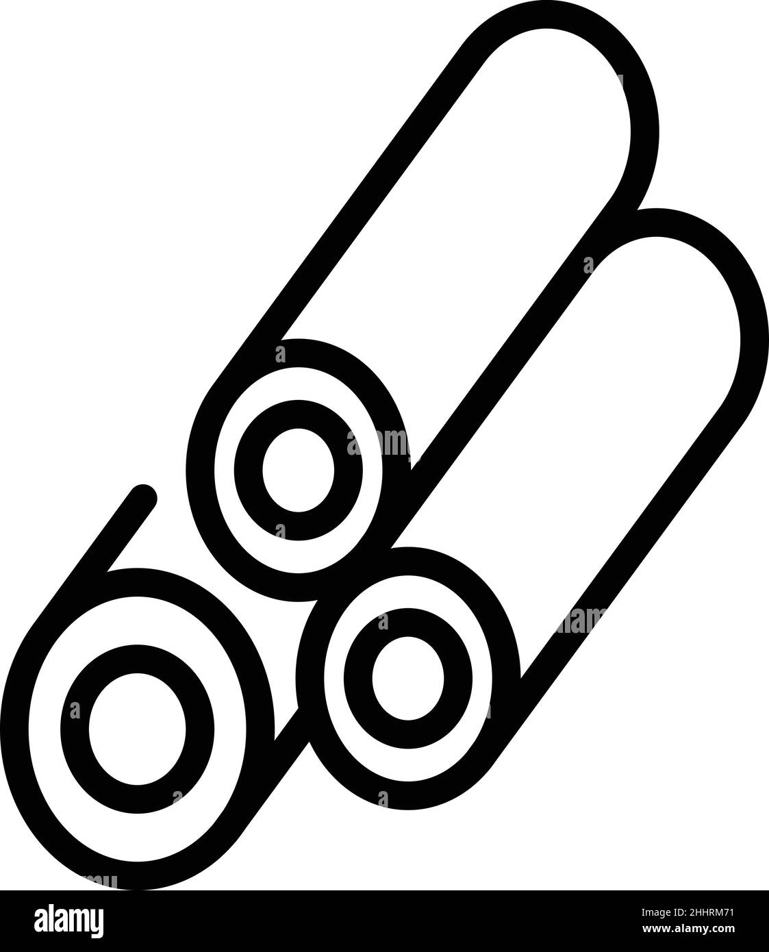 Symbolumrissvektor für Aluminiummaterial. Autorad. Legierung jdm Stock Vektor