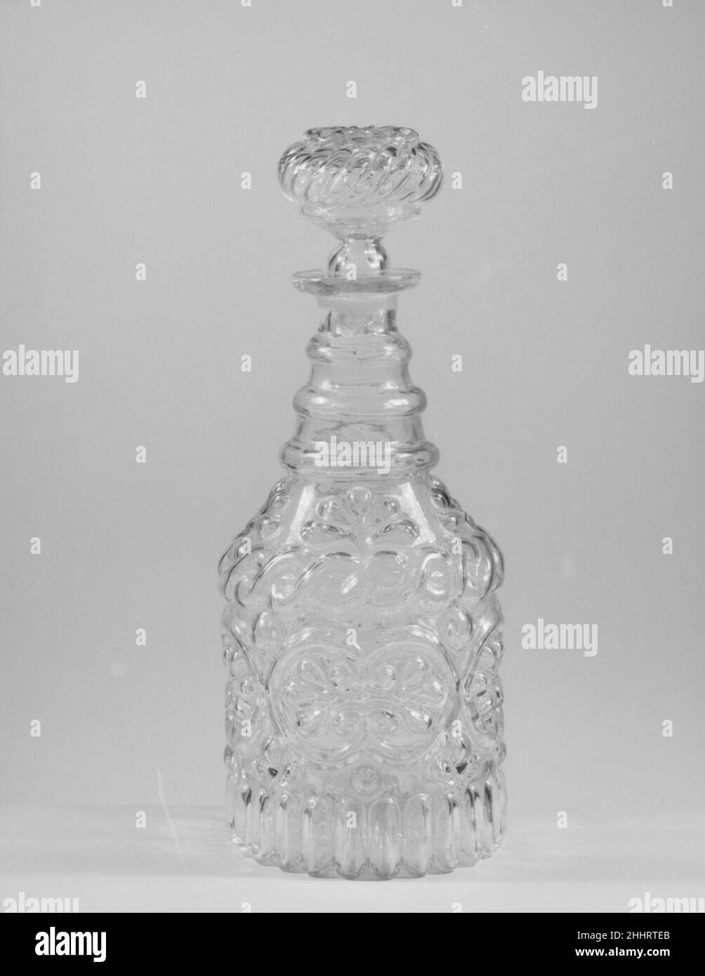 Dekanter 1820–40 Amerikanisch. Dekanter 3068 Stockfoto