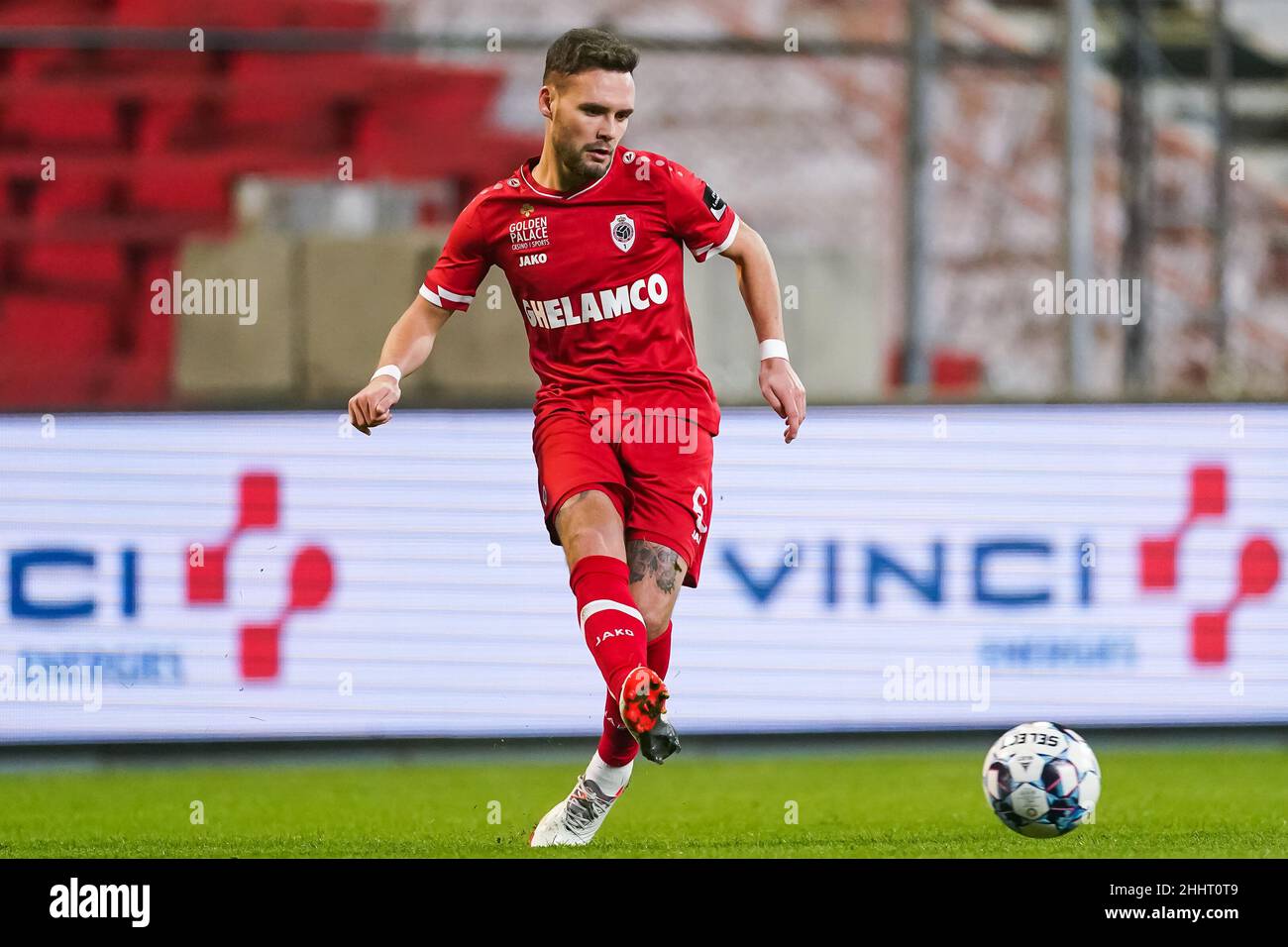 ANTWERPEN, BELGIEN 25. JANUAR Birger Verstraete vom Royal Antwerp FC