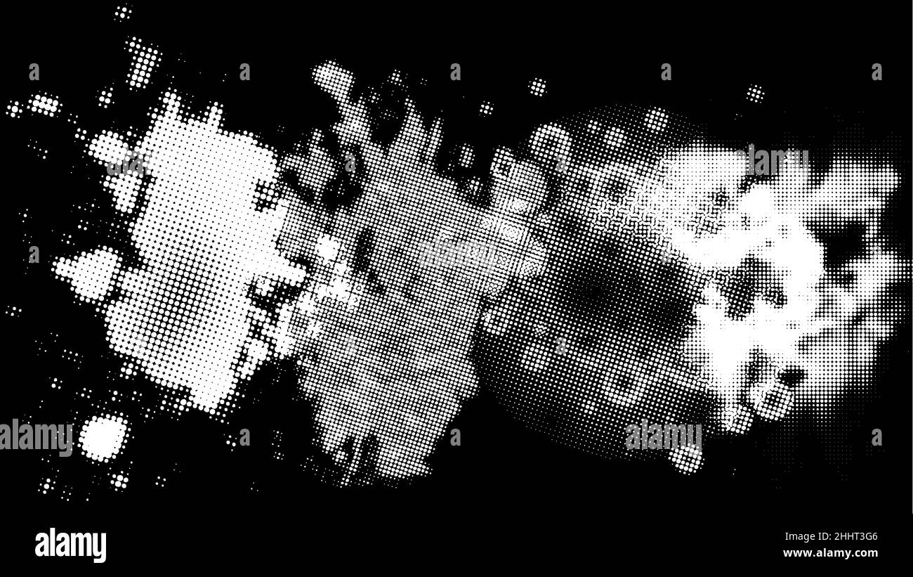 Dies ist ein abstraktes, gepunktetes Design aus Adobe Illustrator. Sie können es in Ihren verschiedenen Arten von Kunstwerken verwenden. Das ist neu und einzigartig auf der Welt. Stockfoto