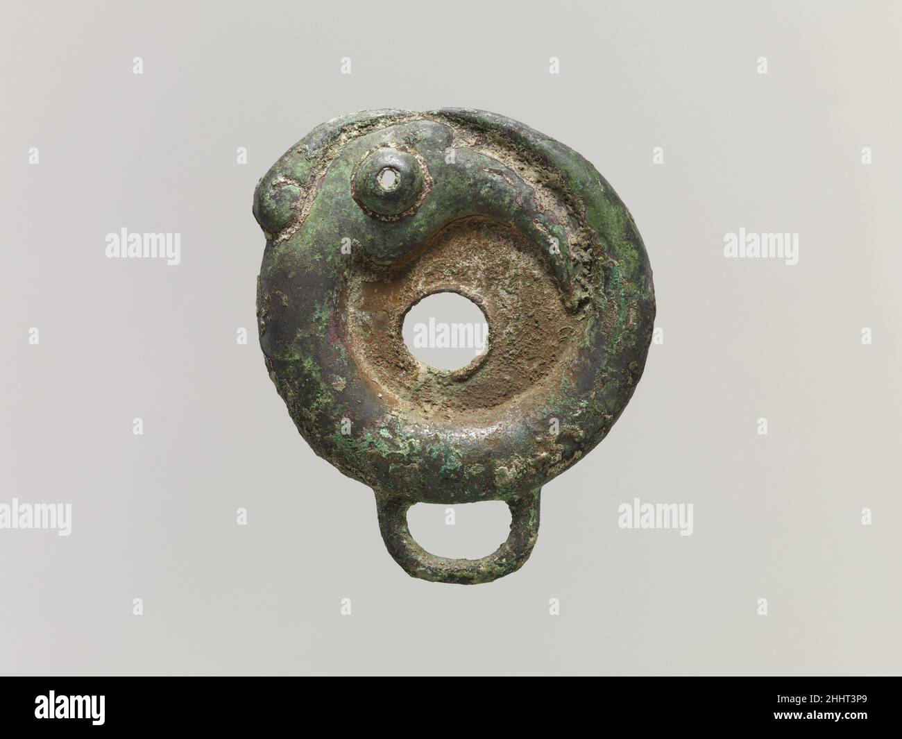 Zaum-Wangenstück 10th.–9th. Jahrhundert v. Chr. China. Zaum-Wangenstück 61339 Stockfoto