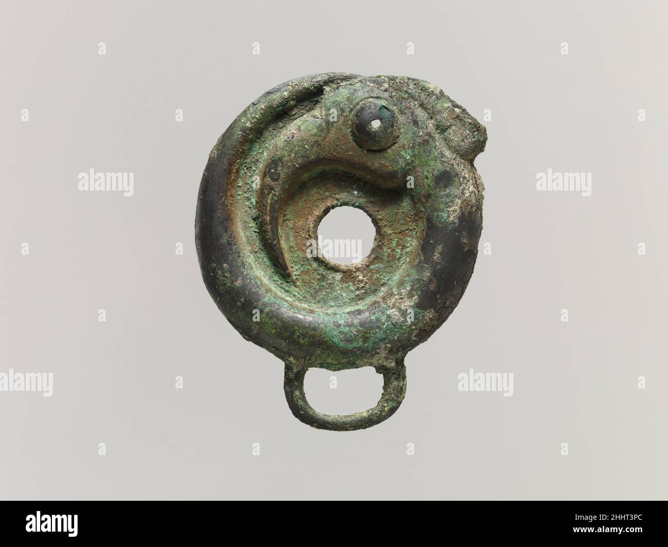 Zaum-Wangenstück 10th.–9th. Jahrhundert v. Chr. China. Zaum-Wangenstück 61338 Stockfoto