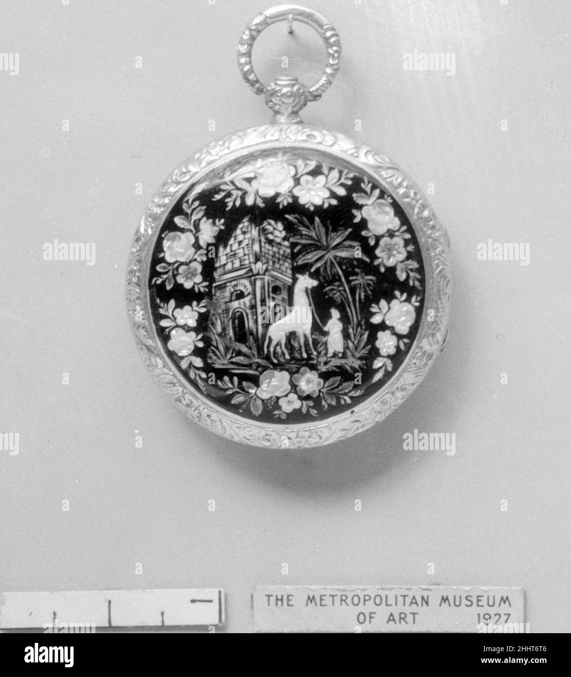 Sehen Sie sich ca. 1820–40 Uhrmacher: Firma von Frères Wiss et Menu. Sehen Sie. Schweizer, Genf. Ca. 1820–40. Gold, Emaille, Silber. Horologie Stockfoto