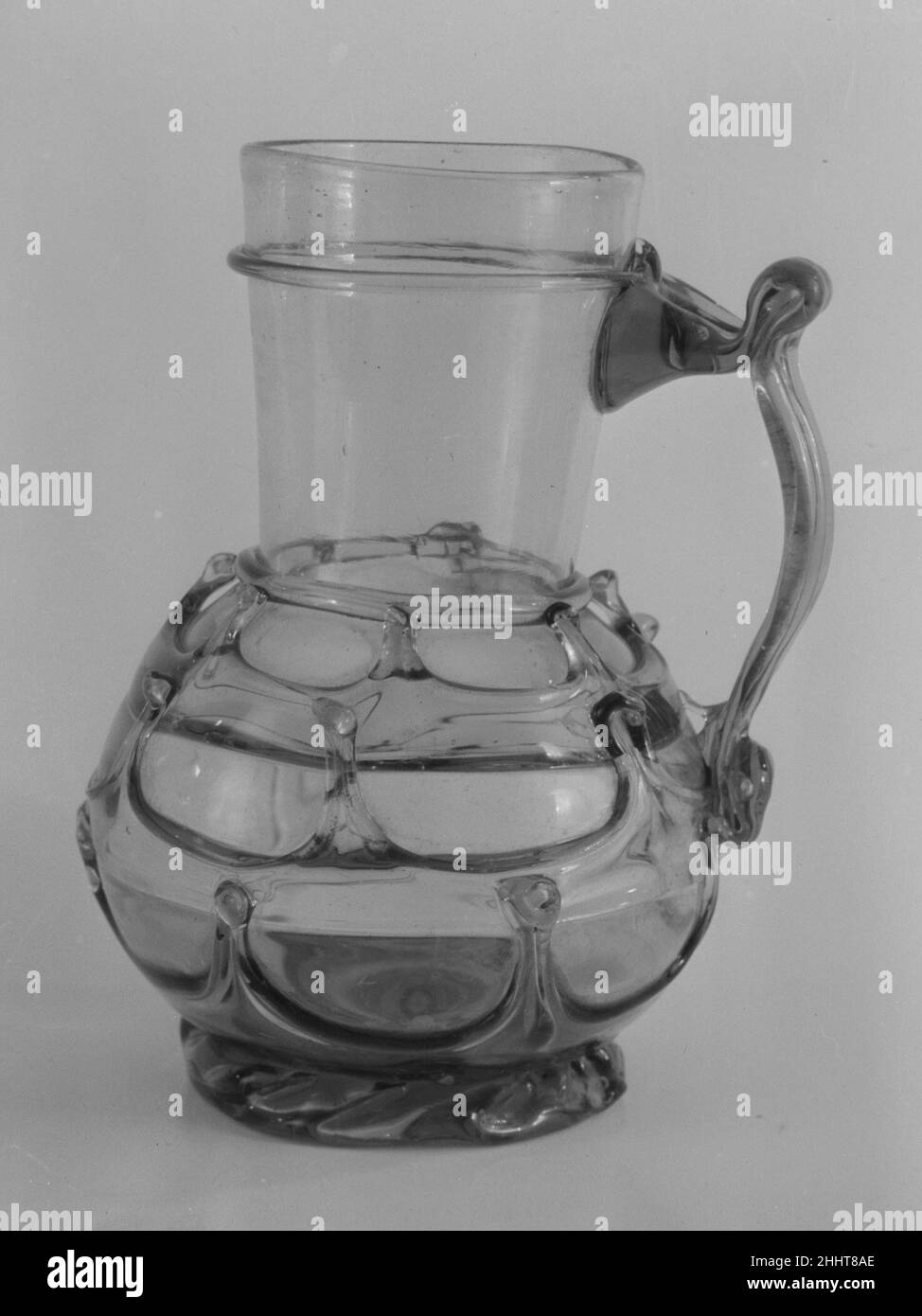 Krug 18th Jahrhundert Spanisch. Kanne. Spanisch. 18th Jahrhundert. Glas. Glas Stockfoto