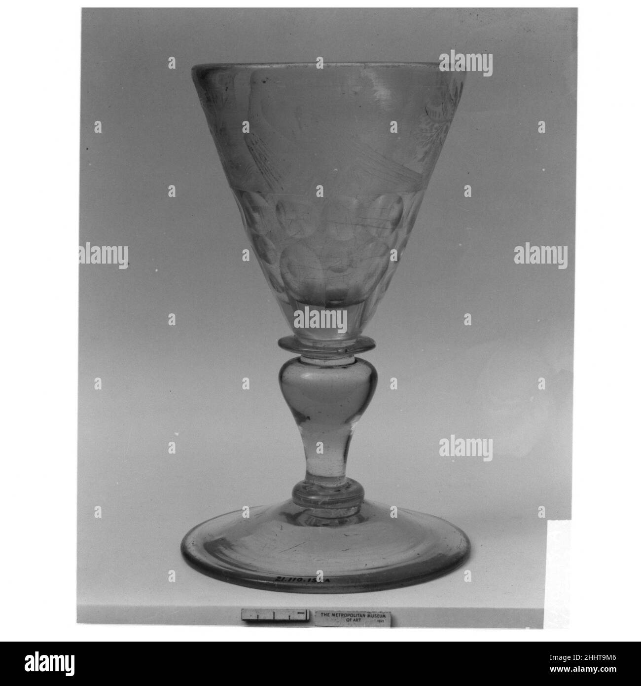 Wineglass Ende 17th Jahrhundert Deutsch, Potsdam. Wineglass. Deutsch, Potsdam. Ende 17th. Jahrhundert. Glas. Glas Stockfoto