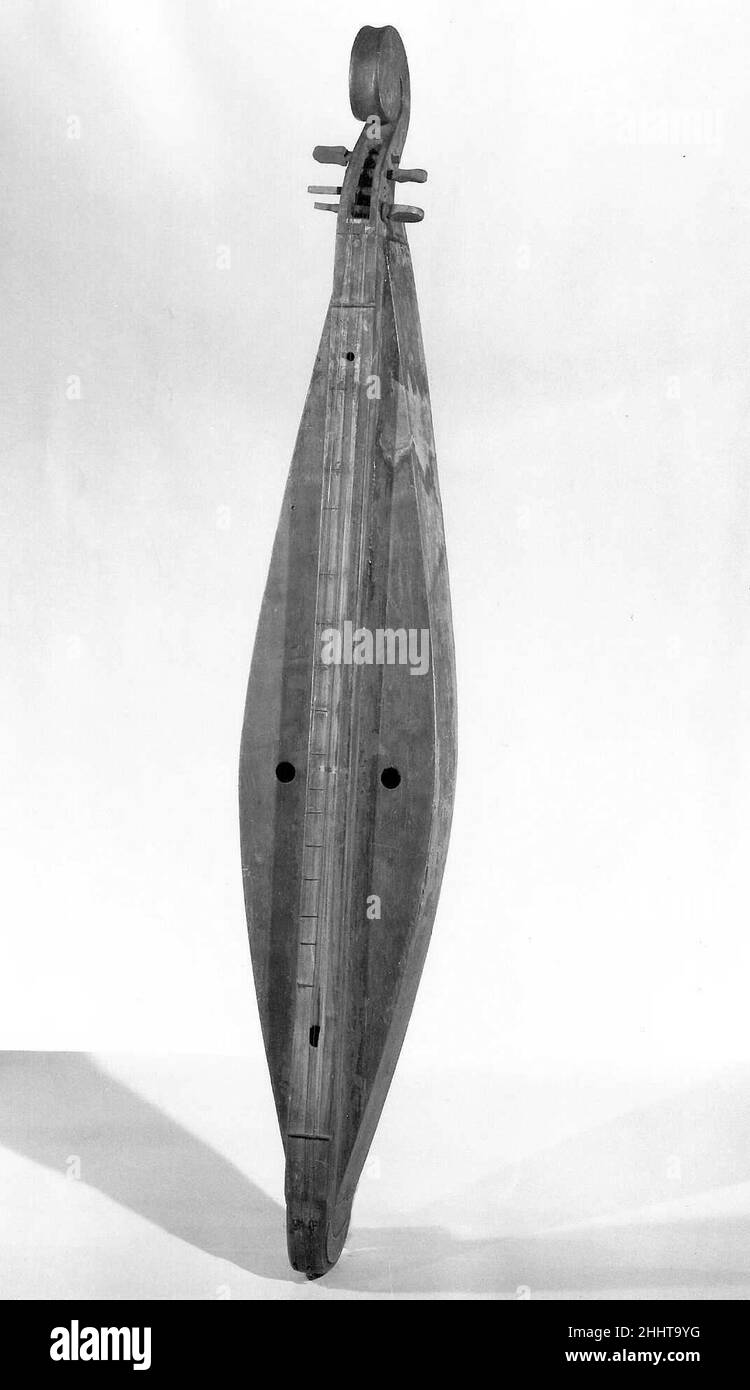 Appalachian Dulcimer Ende 19th Jahrhundert amerikanisch. Appalachian Dulcimer 500912 Stockfoto